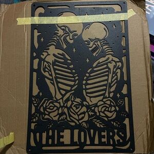 Black Metal Wall Art - The Lovers